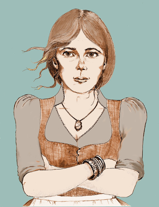 portrait du personnage d'Amandine